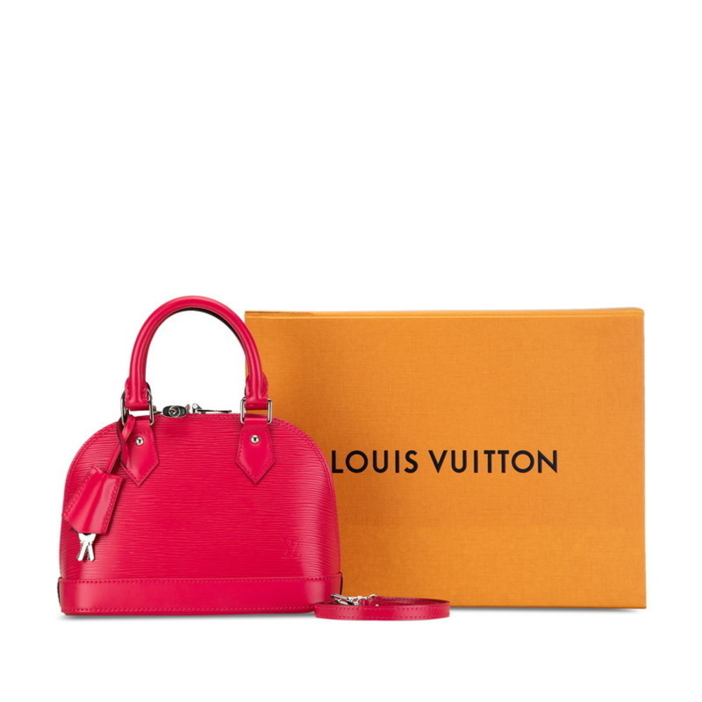 Louis Vuitton Epi Alma BB Handbag Hot Pink